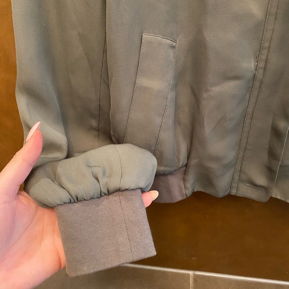 Joie Silk Bomber Jacket - Picture 5 of 6